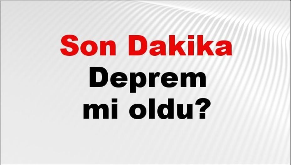Antalya'daki Son Deprem Haberleri ve Güncel Bilgiler