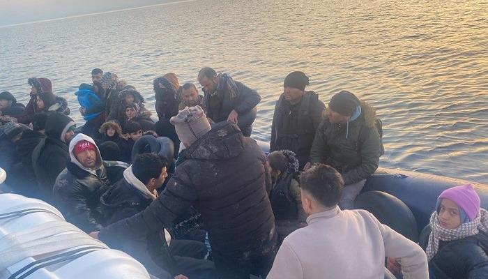 Yakayı hareketli bir lastik teknede yönetti: İzmir’de 36 düzensiz göçmen yakalandı!