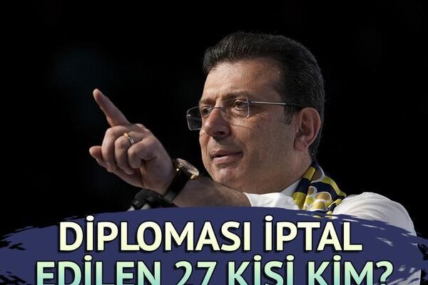 Diploması Ekrem İsamamlu ile silinen 27 kişi kimlerdir? Bunlar arasında iş dünyasından iyi bilinen isimler var