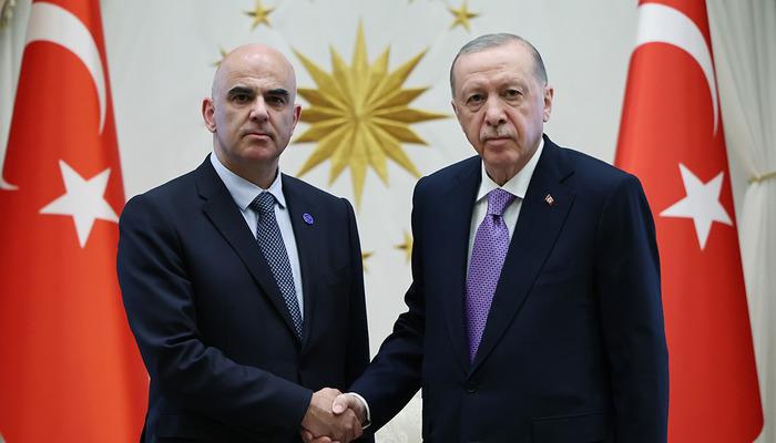 Cumhurbaşkanı Erdoğan Avrupa Konseyi Genel Sekreteri Berset