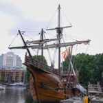 Video. Christopher Columbus amiral gemisinin kopyası Londra'da demirlenmiştir