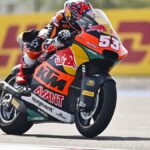 Moto2'de yarışan Deniz Öncü yarışı tamamlayamadı