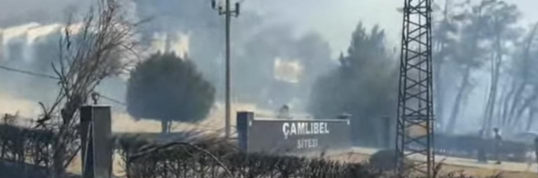 Son Dakika | Çanakkale'de orman yangını! Alevler evlere ulaştı, araba ile atladı ... Tahliye başladı 14