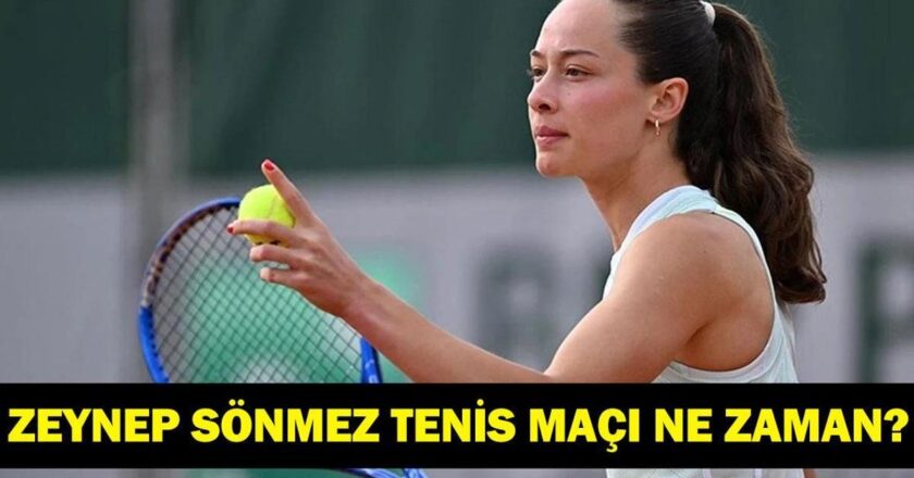 Zeynep SönMez Clara Tauson ne zaman maç? WTA 1000 Pekin Turnuvası Zeynep SönMez Clara Tauson hangi kanalda? WTA, 1000 seviyelerinde “simit” yapan ilk Türk tenis oyuncusu oldu!