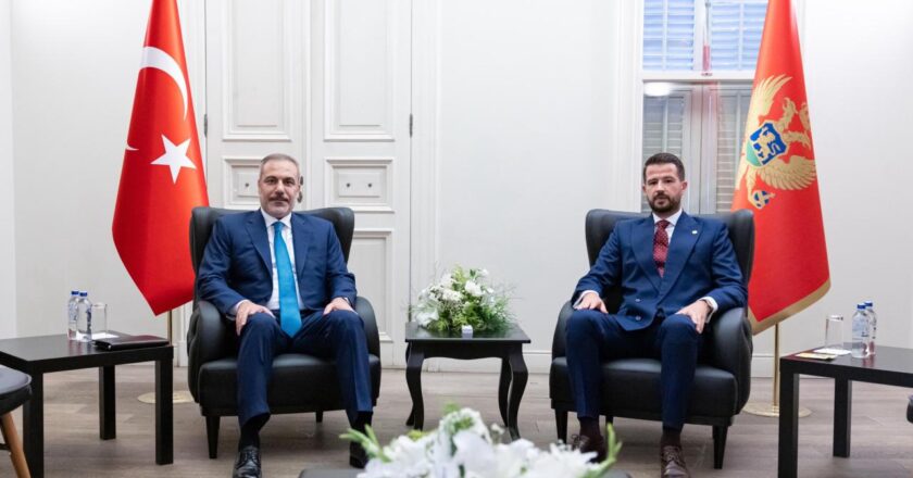 Dışişleri Bakanı Fiddan Karadağ Milatovic Başkanı tarafından kabul edildi