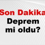 Adana’da Deprem Oldu mu? Son Durum ve Kandilli ile AFAD’ın Verileri 09 Aralık 2025